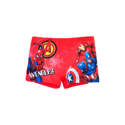 Bañador boxer niño Marvel - Spider-man, Iron Man y Capitán América rojo 10 años 140cm
