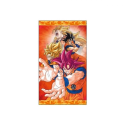 Toalla grande de microfibra Dragon Ball - Goku 170x90cm