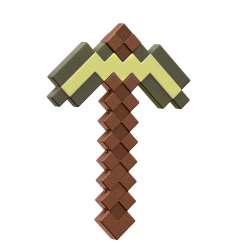 Réplica de plástico Minecraft - Pico Dorado 35cm