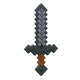 Réplica de plástico Espada Minecraft - Espada de Piedra 43cm
