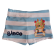 Bañador boxer niño Bluey y Bingo celeste blanco 3 años 98cm 85% poliéster reciclado