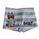 Bañador boxer niño Bluey y Bingo celeste blanco 5 años 110cm 85% poliéster reciclado