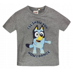 Camiseta Bluey gris 4 años 104cm CONFECCIONADA CON MATERIALES RECICLADOS